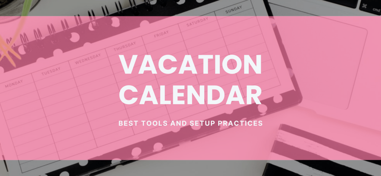 excel vacation calendar template